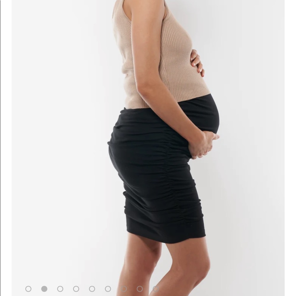 BAE The Label ruched maternity skirt